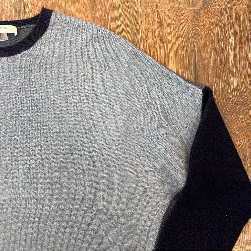 GERARD DAREL Lovana Oversized 100% Cashmere Sweater In Stylish Blue SZ MED - Picture 5 of 7